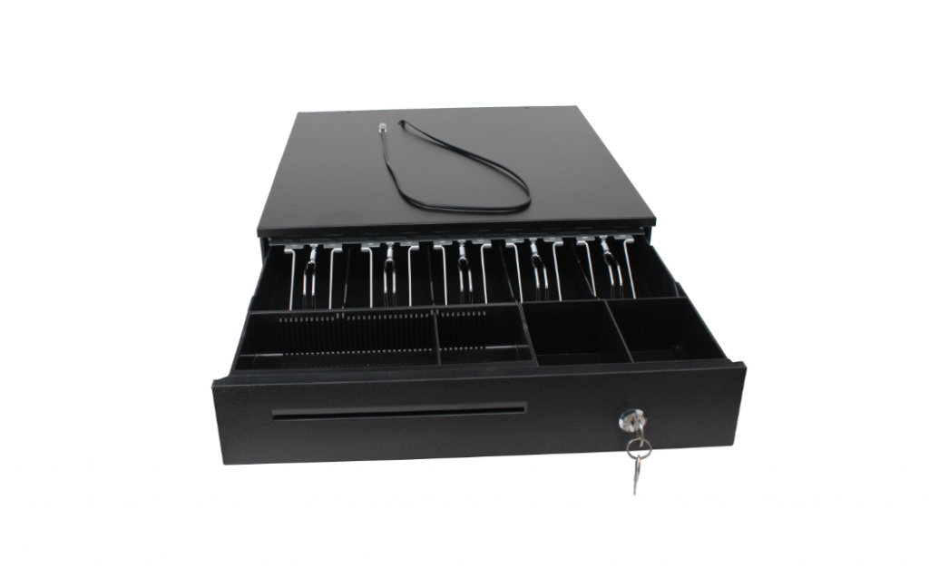 QY405A Pos Cash Drawer RJ11 with 5 bills, 4 coins MOON MACHINERY