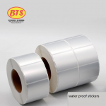 Matte Silver Sticker (40*25mm) & (50*30mm) PET Label Barcode Label Suitable for Thermal Transfer Printer Need Full Resin Ribbon