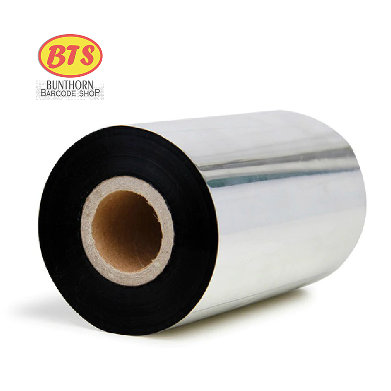 Ribbon 110mm*300M with 1” core widely used for transfer Label & barcode ...