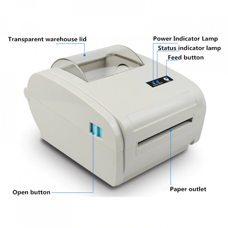 ZJ9210 Portable (USB+Blutooth) POS Receipt Thermal & Barcodes Label Printer MOON MACHINERY